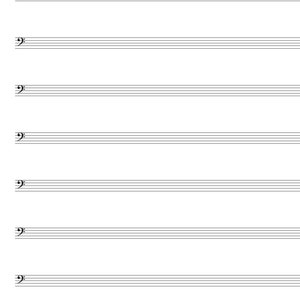 printable grand staff music paper