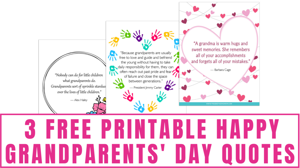 3 Free Printable Happy Grandparents Day Quotes in English ...