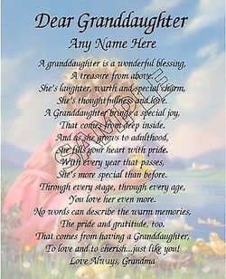 printable granddaughter quotes