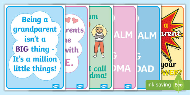 Grandparents Day Quotes | Display Poster | EYLF / F-2