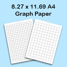 A4 Graph Paper Template PDF, 8.27x11.69 in, 210×297 mm