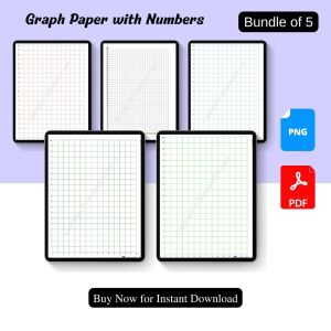 Division Graph Paper/Grid Paper Printable Template in PDF