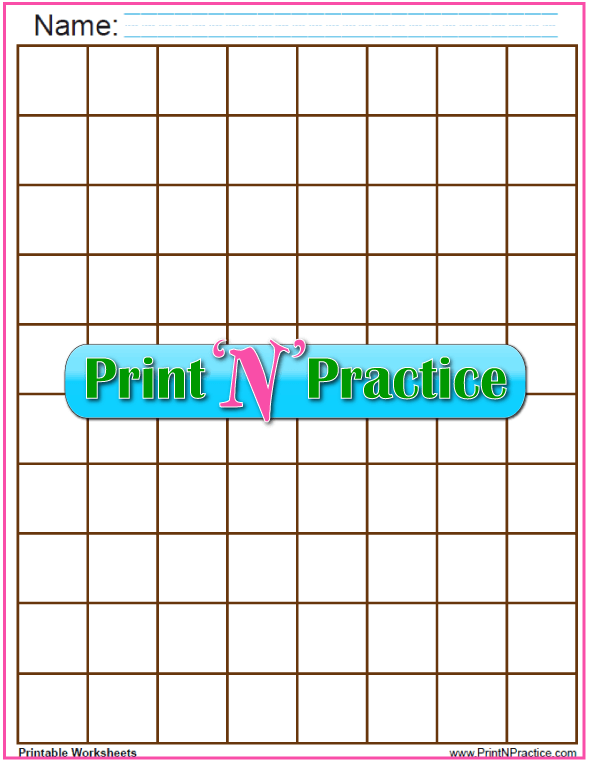 printable graph paper for preschool