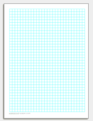 Free Printable Grid Paper | Six styles of quadrille paper.