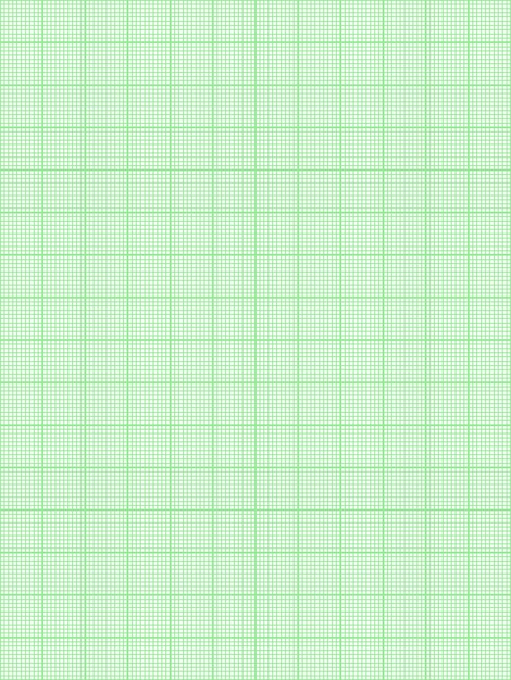 Premium Vector | Green color graph paper over white background