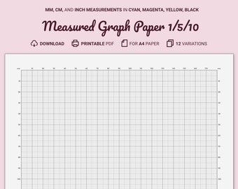 Free Printable Grid Paper | Six styles of quadrille paper.