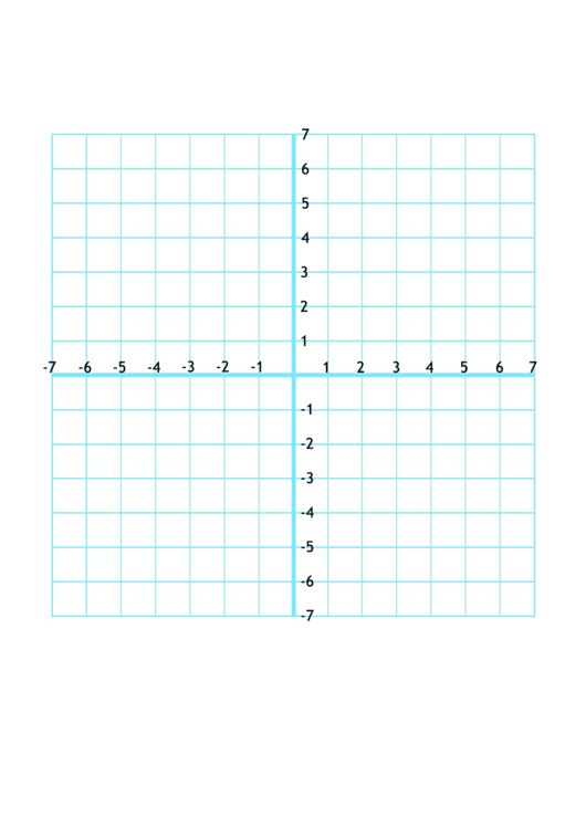 Printable Graph Paper With Numbered Axis PDF