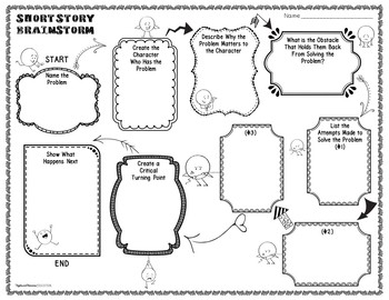 printable graphic organizer for writing a short story