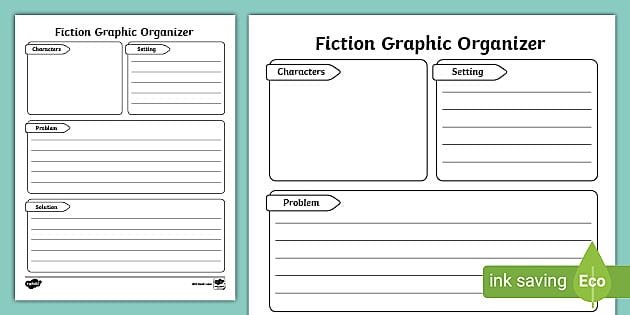 printable graphic organizer for writing a short story