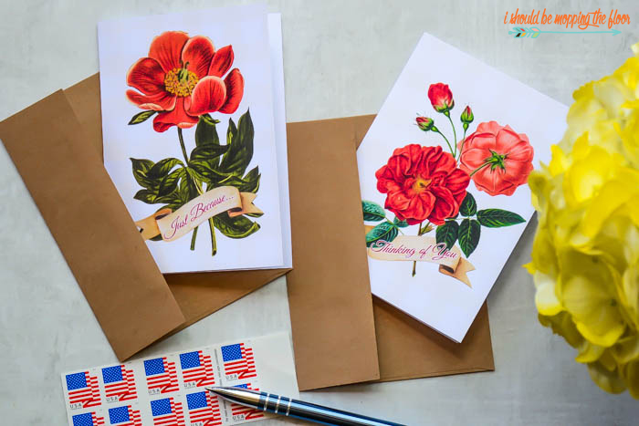 Free Printable Cards for Any Occasion | i should be mopping the floor