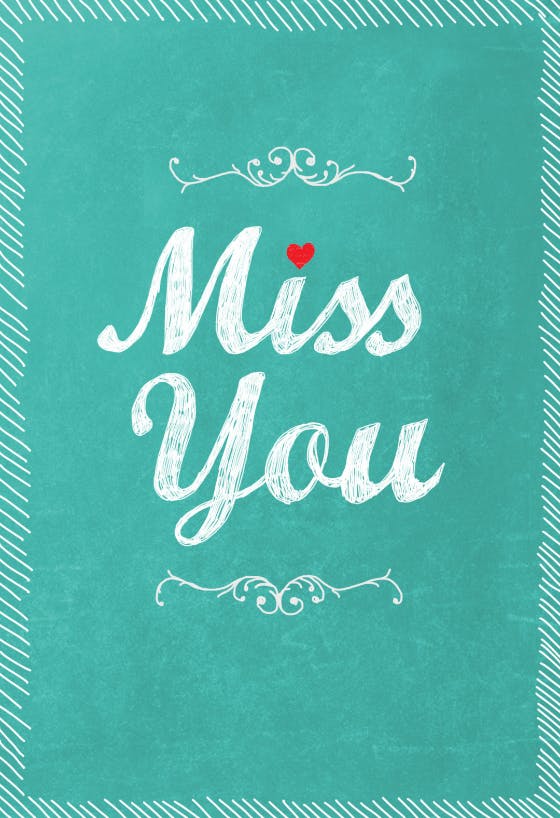 printable greeting cards miss you