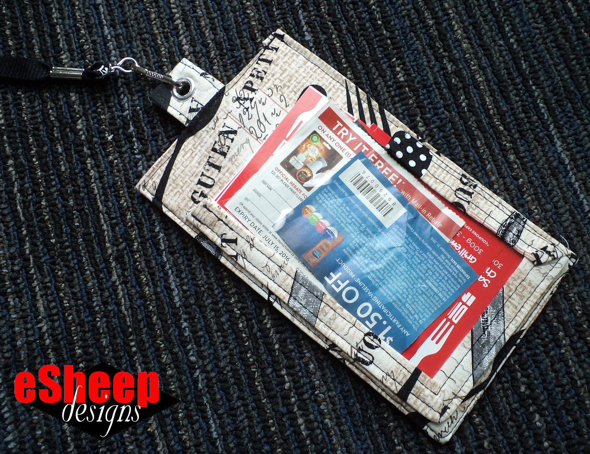 eSheep Designs: Free Pattern/Tutorial: Shopping List &  Coupon Holder