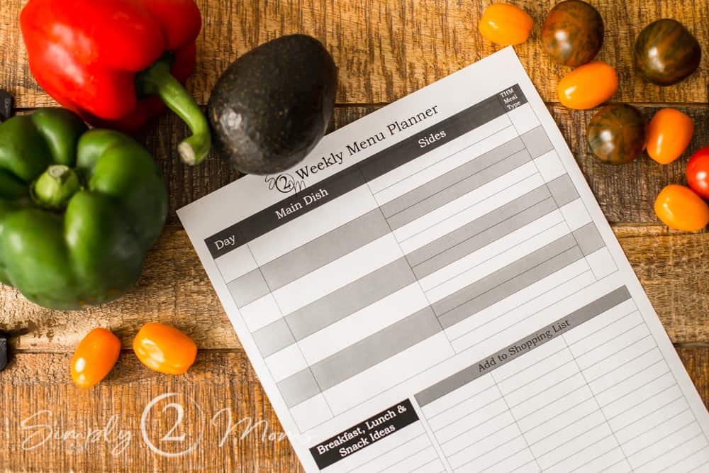 How to Develop a Weekly Meal Plan - Simply2moms