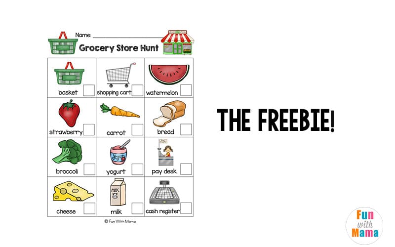 printable grocery store scavenger hunt