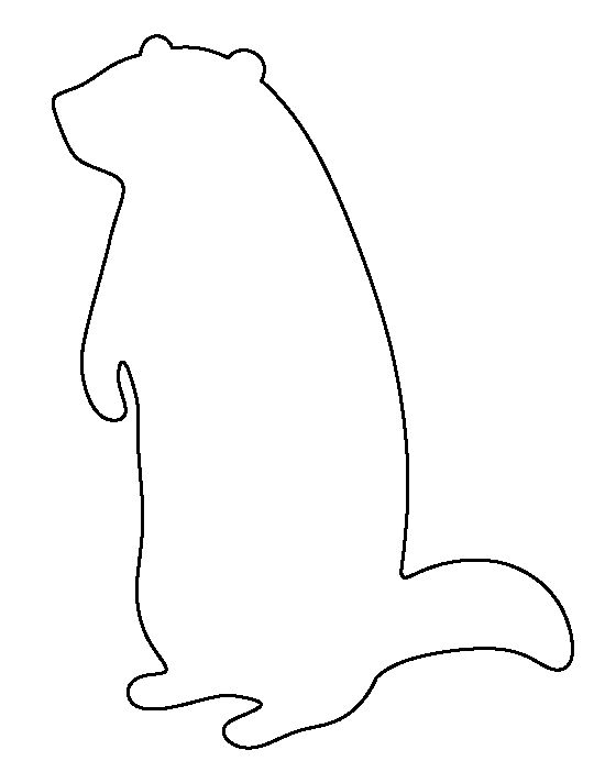 printable groundhog images