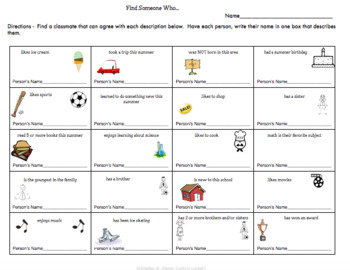 Free Printable Activities for Community, Classroom, and Team Building