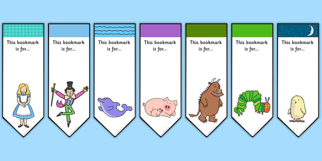 printable gruffalo bookmarks