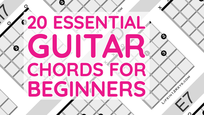 printable guitar chord chart beginners