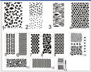printable hair stencils