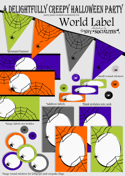 printable halloween address labels