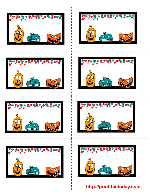 printable halloween address labels