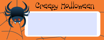 Free Halloween Address Labels, Fillable PDF Printables | Free ...
