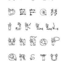 HALLOWEEN letters coloring pages - 11 printables letters for kids