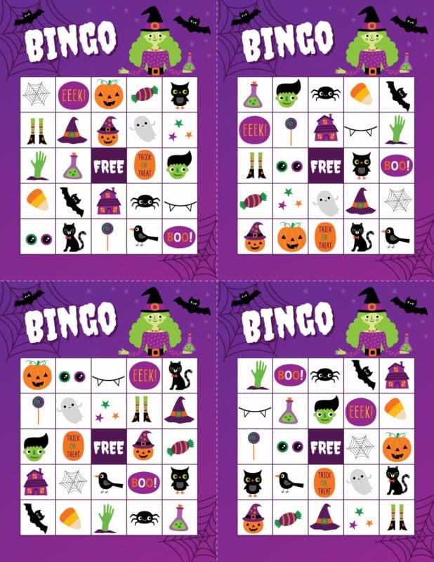 printable halloween bingo cards 20
