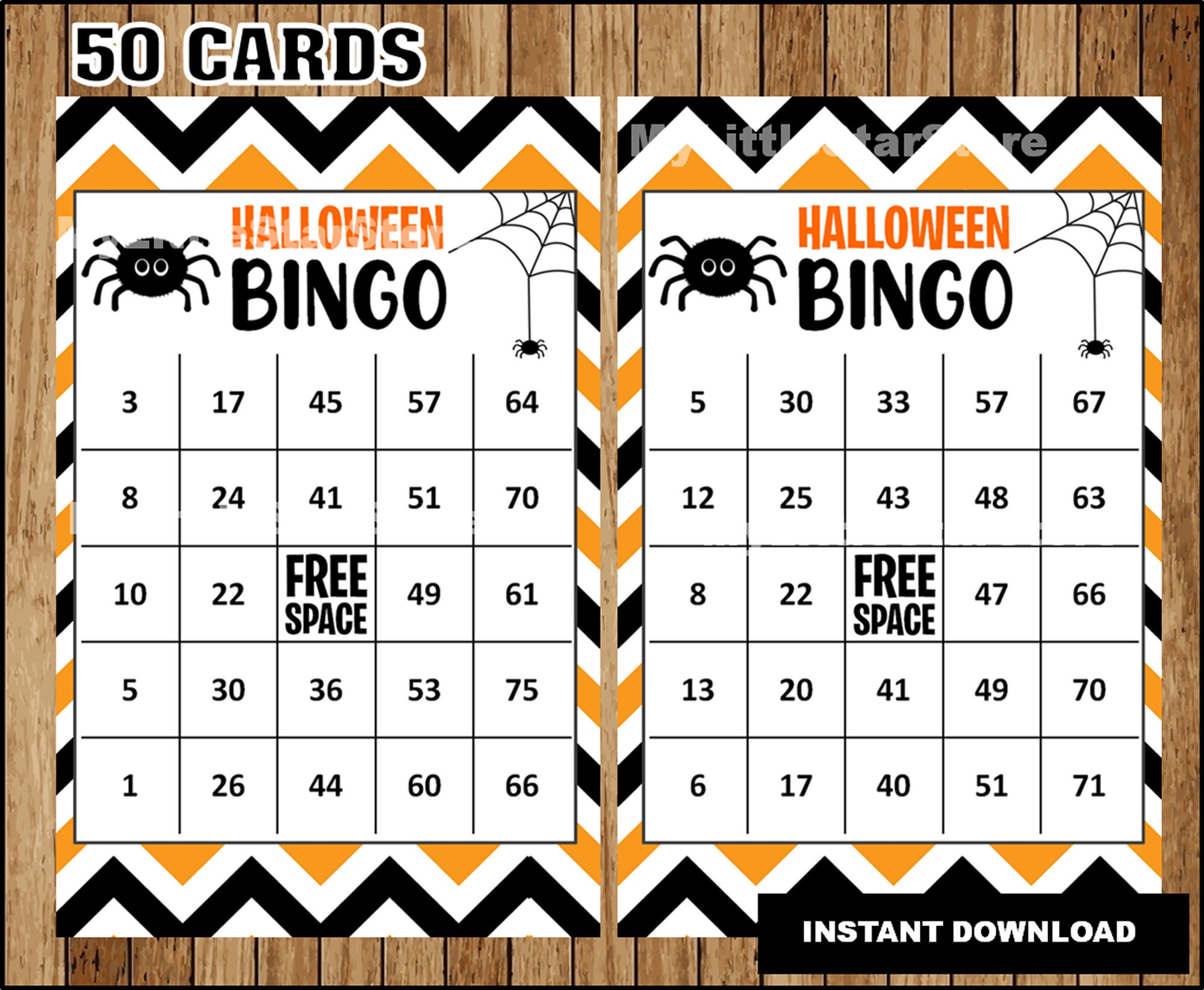 Free Printable Halloween Bingo Cards for All Ages Carla 