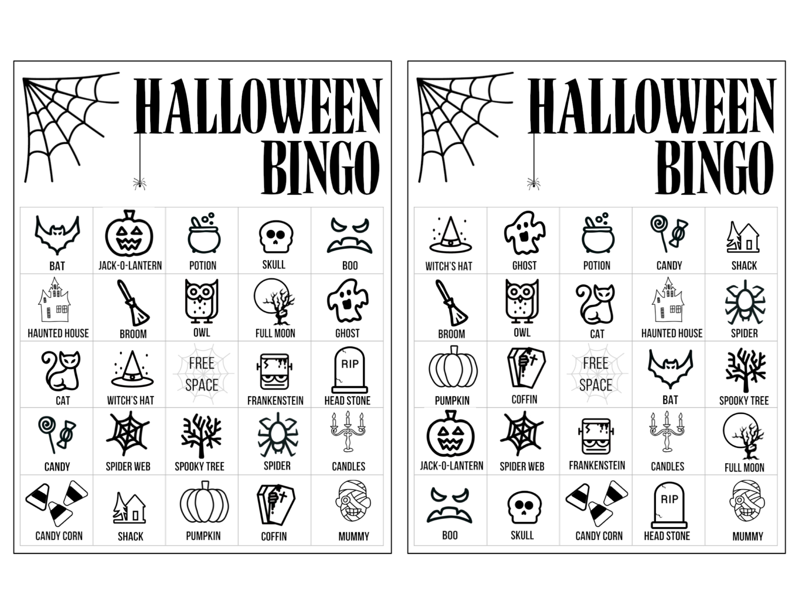 printable halloween bingo cards 20