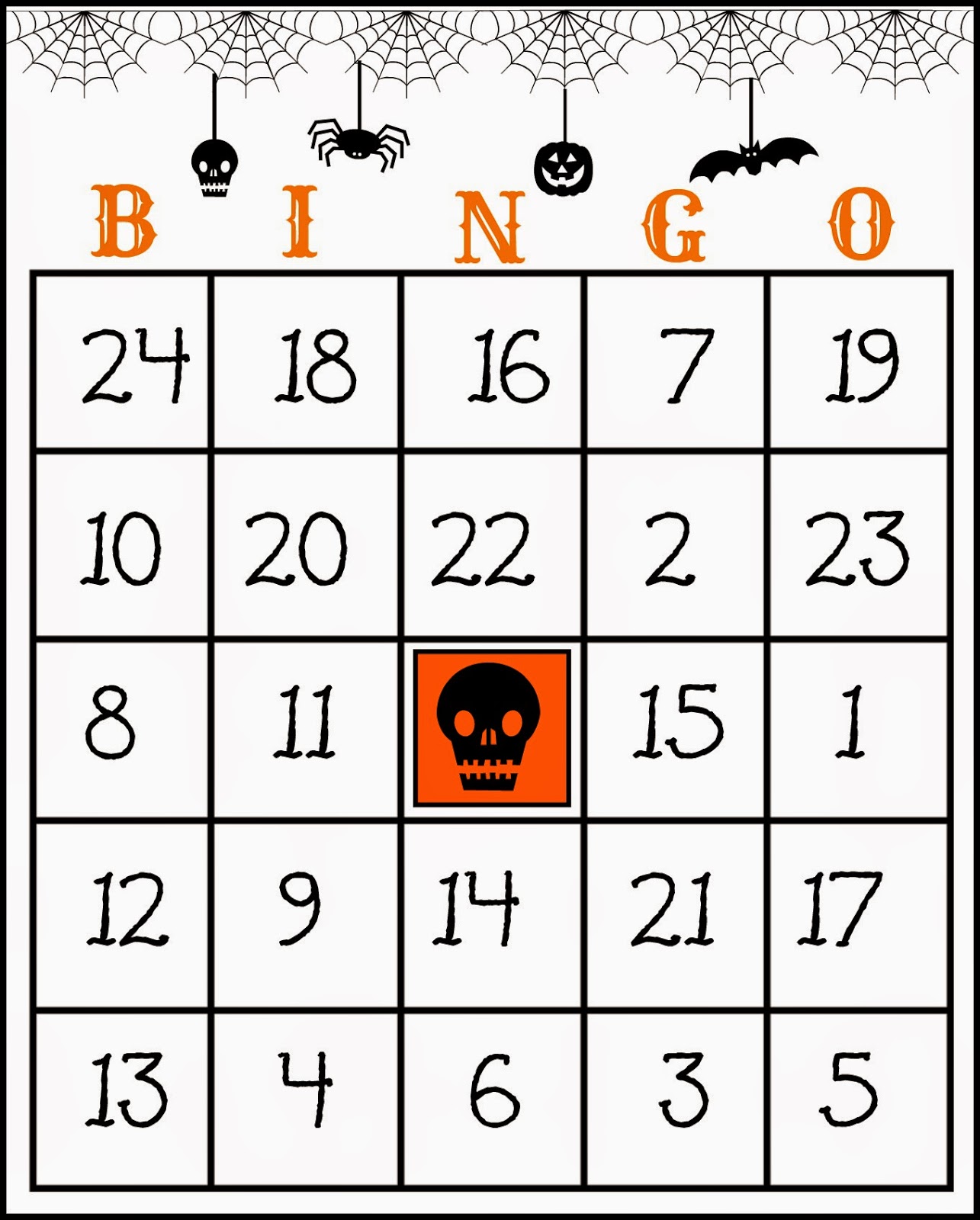 printable halloween bingo cards 20