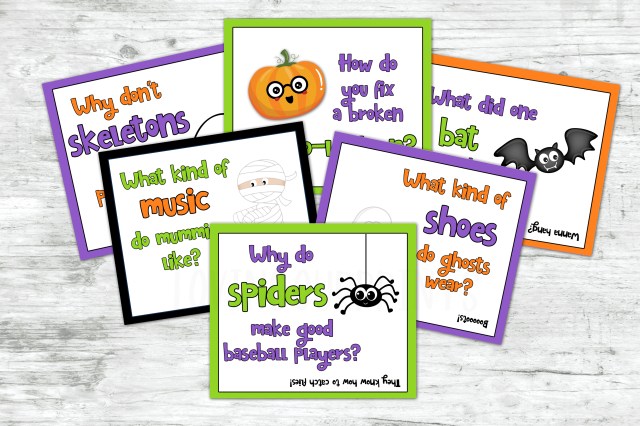 Free Printable Halloween Lunch Box Jokes! - Loving Our Messy
