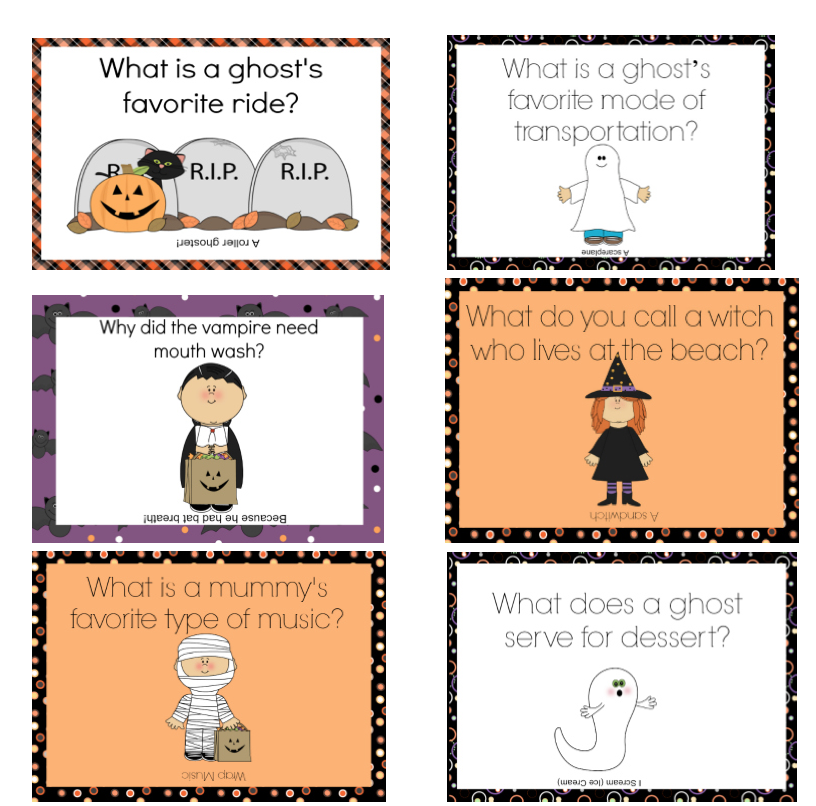 printable halloween lunchbox jokes