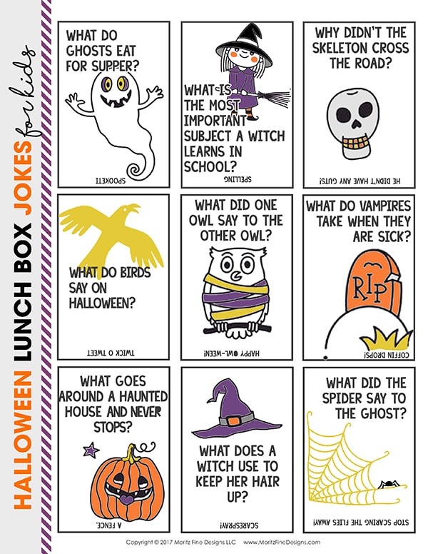 Lunch Box Jokes Printable Pack