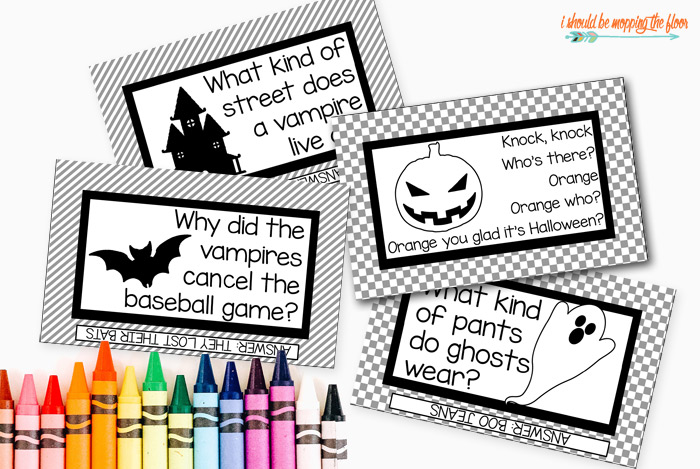 Free Printable Halloween Lunch Box Jokes | i should be mopping the ...