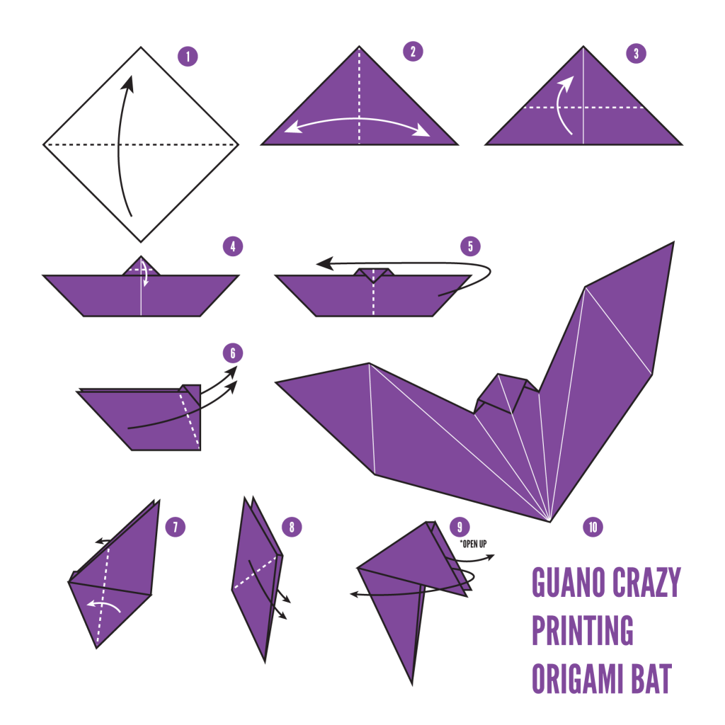 How to Fold an Origami Bat - Guano Crazy Printing