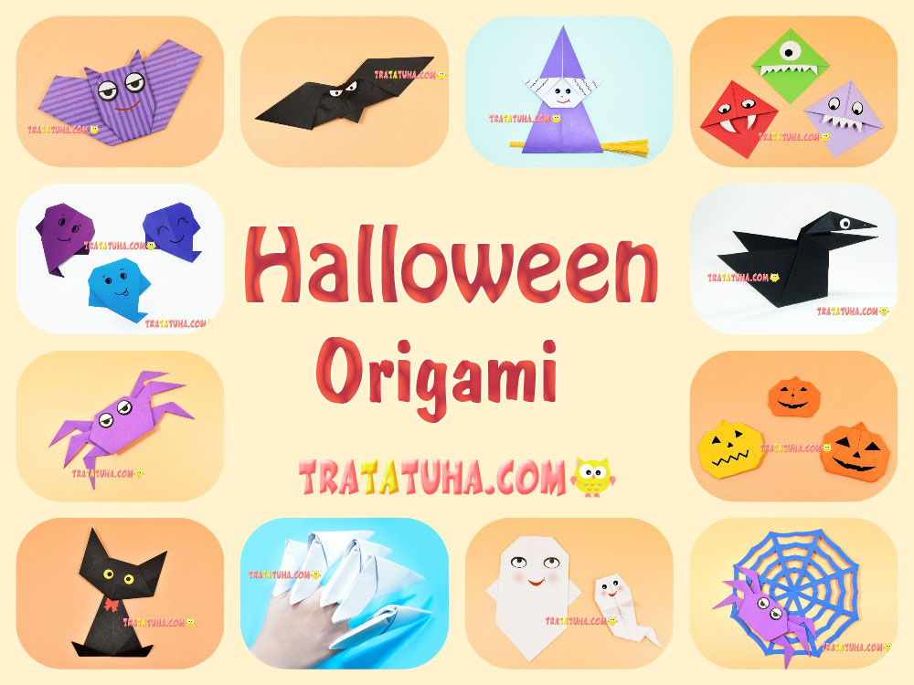 Halloween Origami for Kids — Step by Step With a Photo