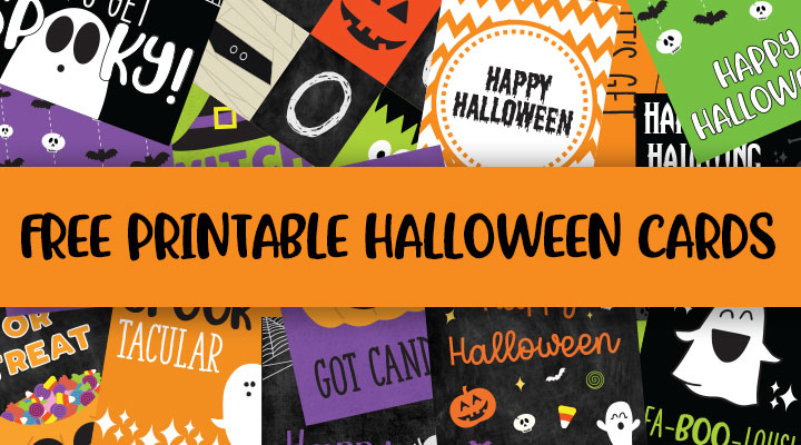 40+ Free Printable Halloween Cards | Printabulls
