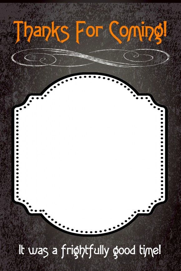 printable halloween thank you cards