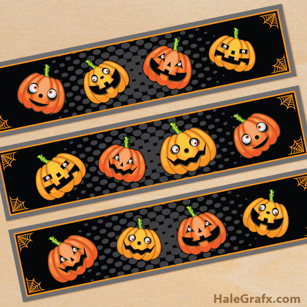 printable halloween water bottle labels free