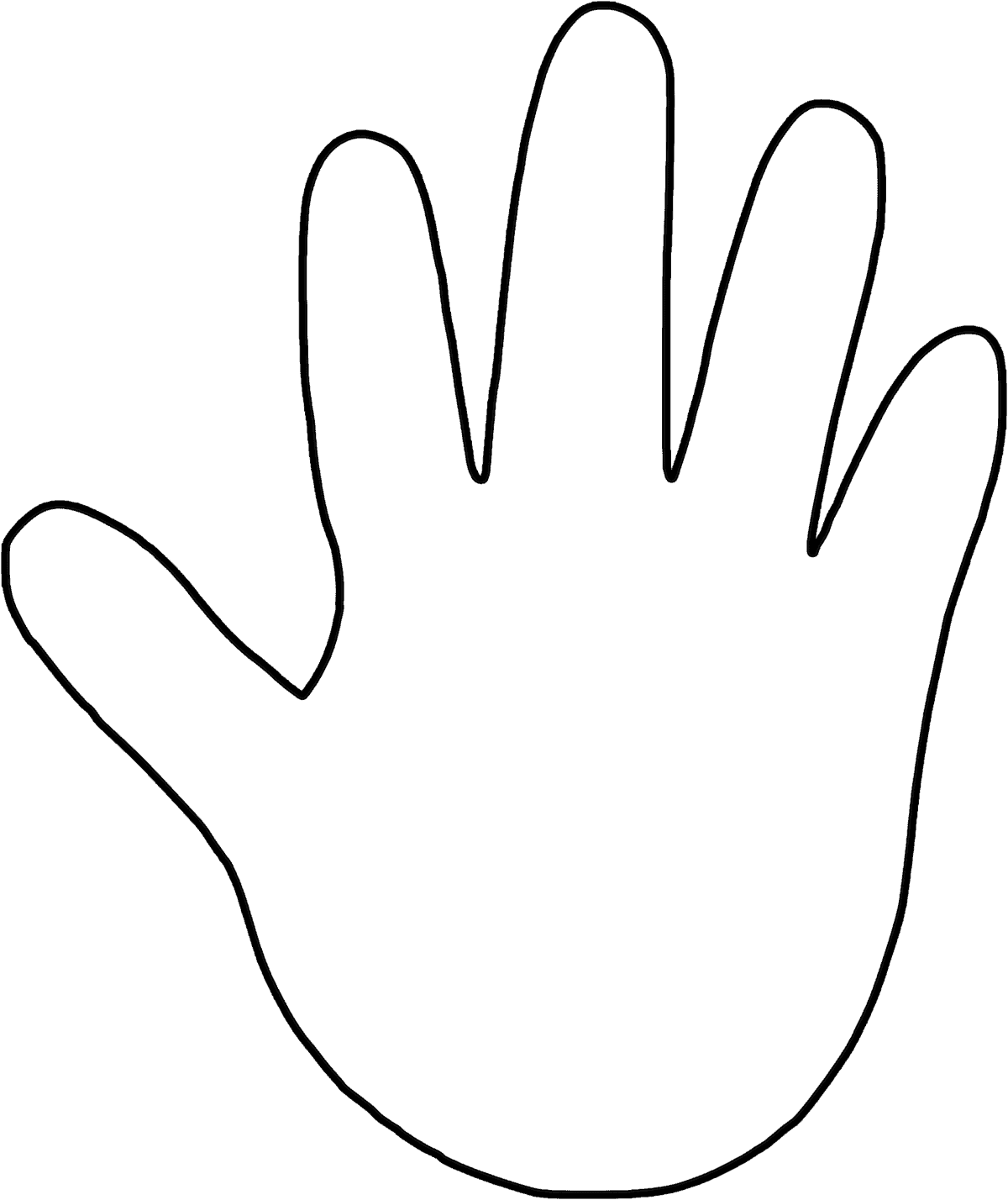 free-printable-hand-template-dailyprintables-worksheets-library for Free Printable Hand Template Pdf Free Printable Hand Template - DailyPrintables - Worksheets Library for Free Printable Hand Template Pdf