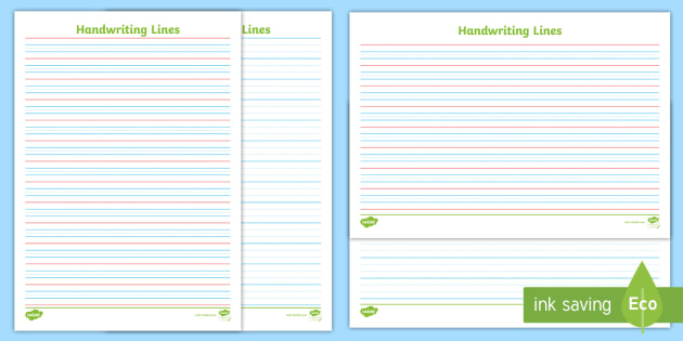 printable handwriting paper ks1