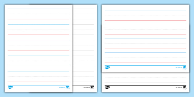 printable handwriting paper uk