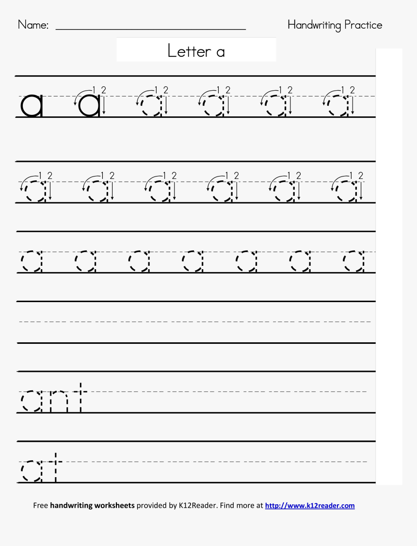 printable handwriting worksheets for 1st grade