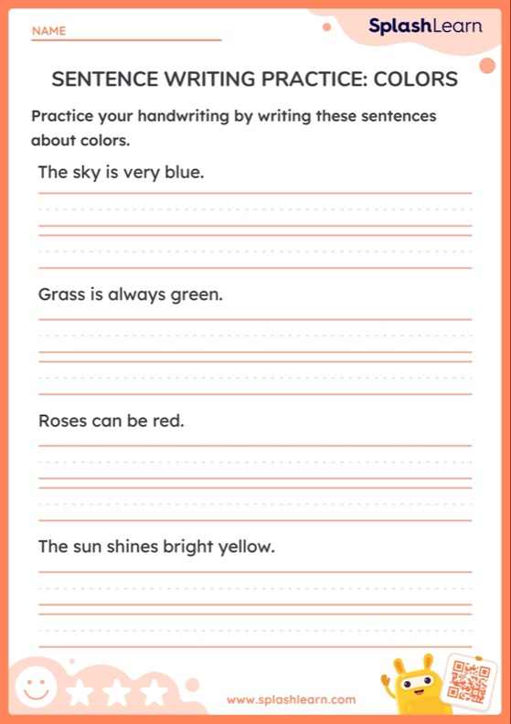 Free Printable Handwriting Worksheets for 1st Graders | SplashLearn