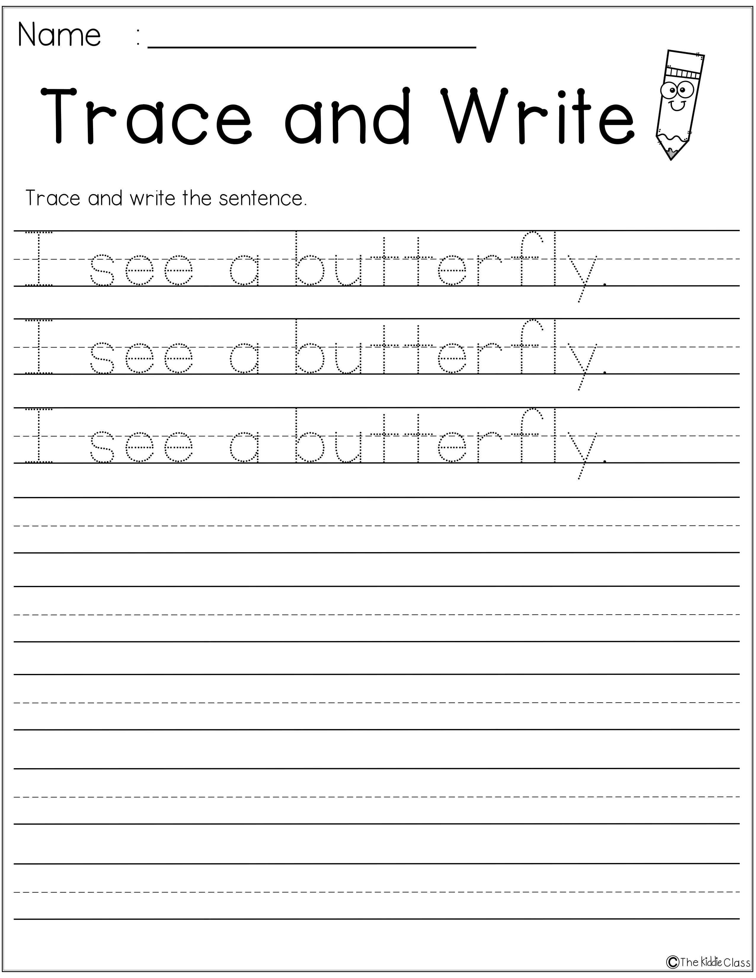 printable handwriting worksheets for 1st grade