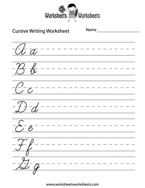 printable handwriting worksheets for 3rd grade