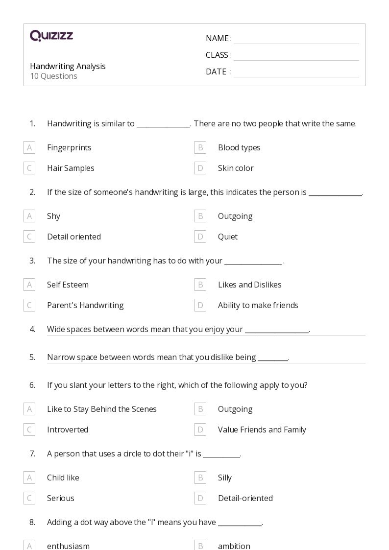printable handwriting worksheets for grade 2