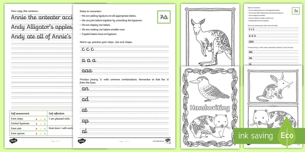 printable handwriting worksheets for grade 5