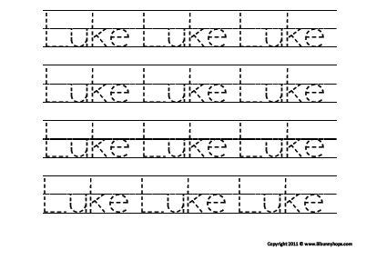 printable handwriting worksheets with name